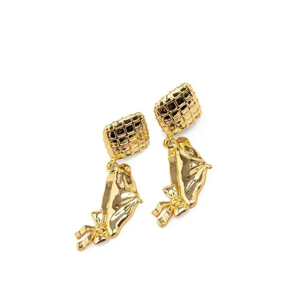 CHANEL Authentic Gold Earrings